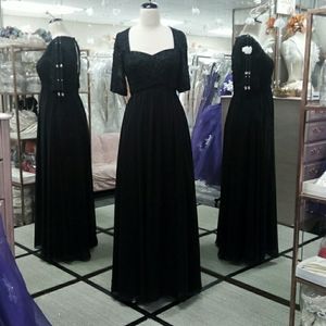 Black gala beaded dress